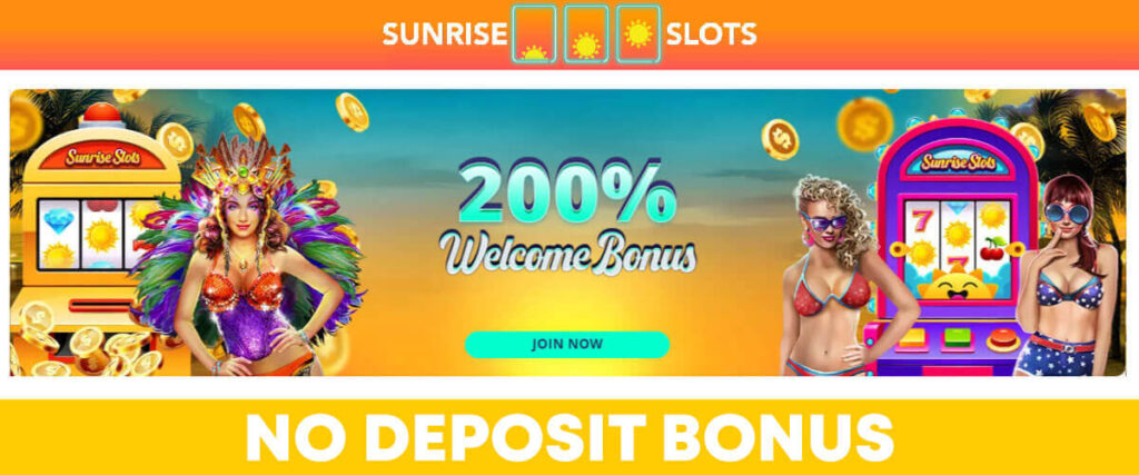 Sunrise Slots No Deposit Bonus codes