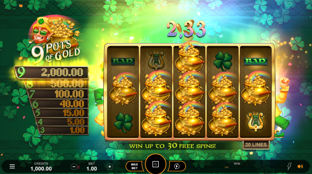 Pot of Gold mobi Online Casino